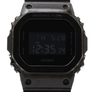 CASIO G-SHOCK DIGITAL 5600 SERIES GM-5600B-1JF Black Resin/Stainless Steel Me...